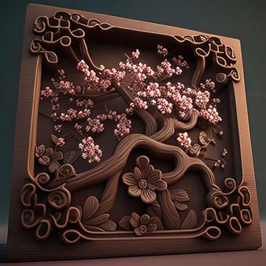 3D model Touhou 07   Perfect Cherry Blossom game (STL)